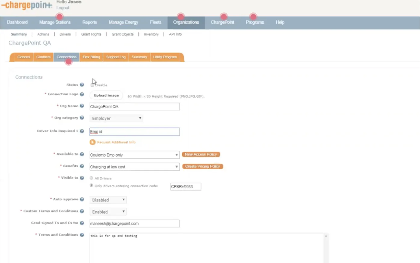 The old multi-tab configuration, split across isolated screens