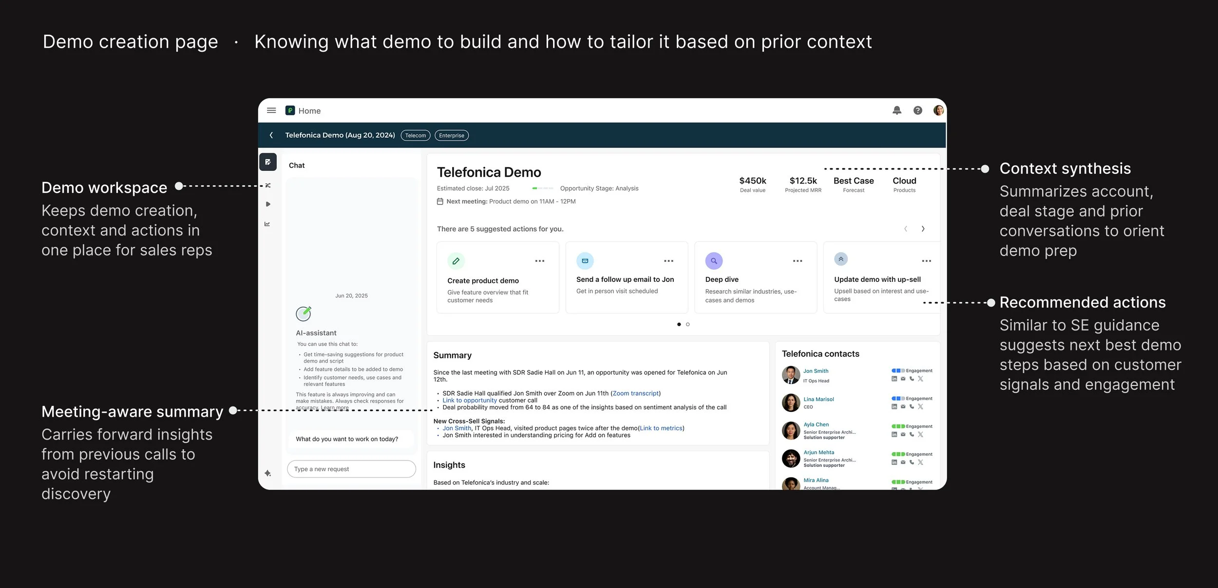 Iteration 2 — guided inputs steer the draft
