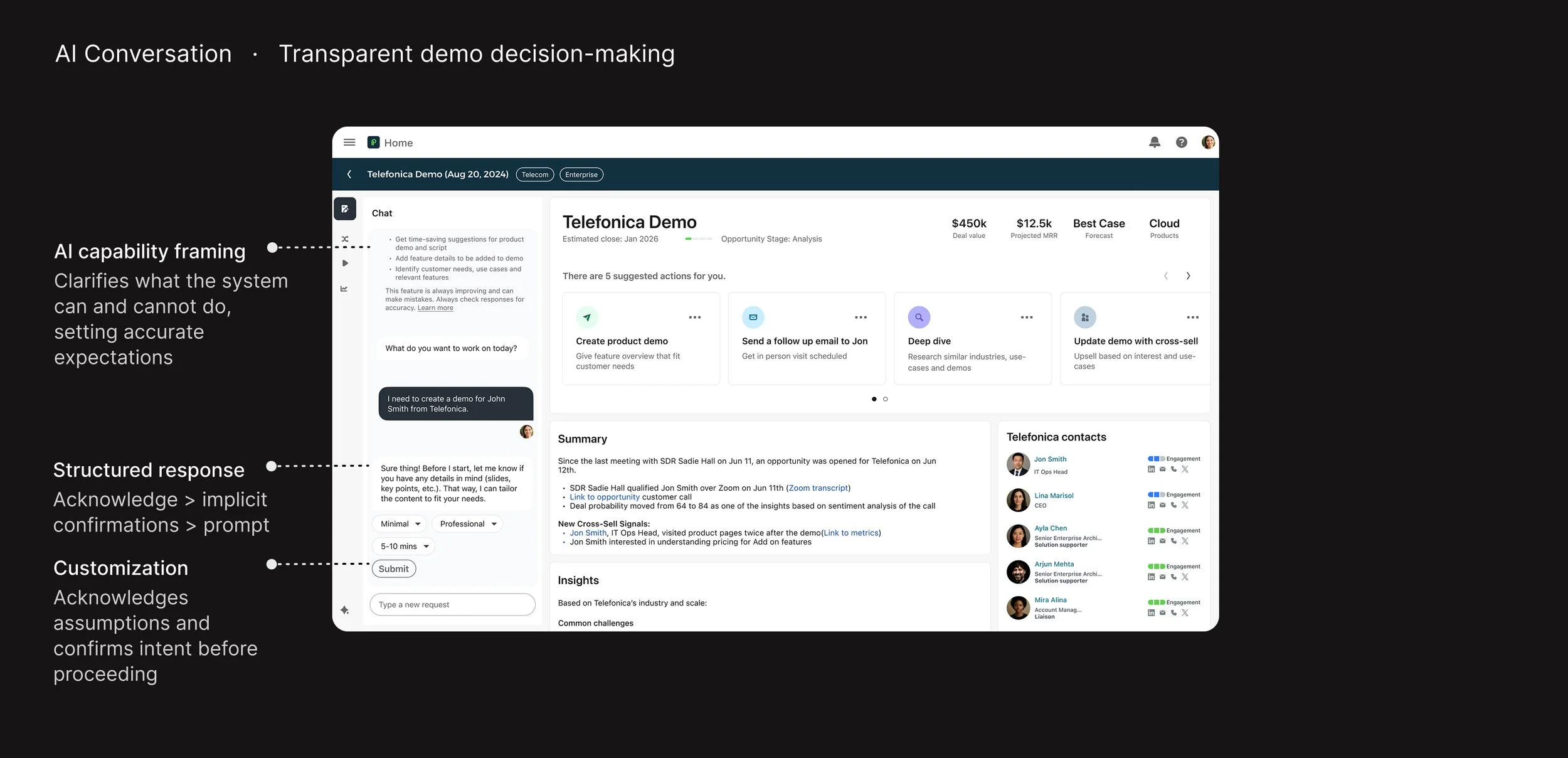 Iteration 2 — granular controls for narrative and sourcing